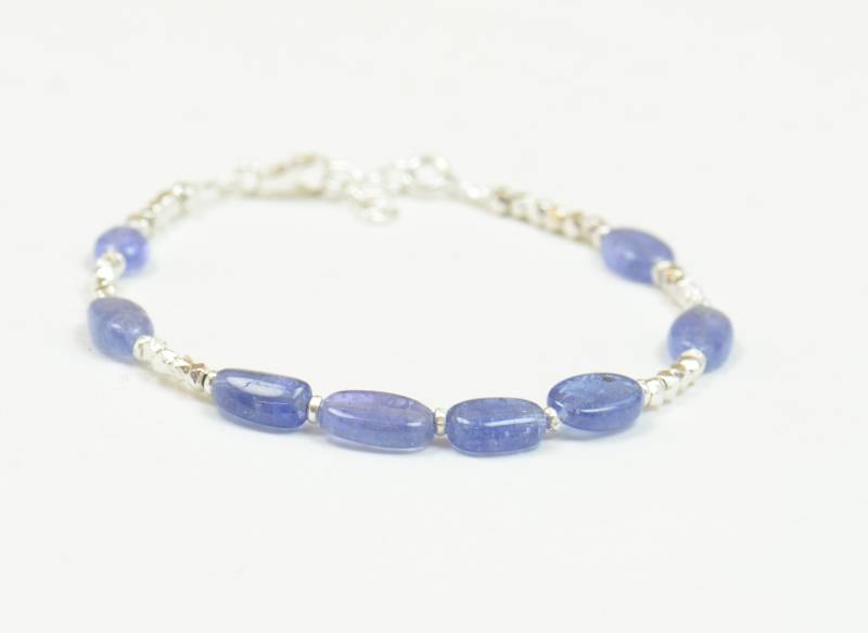 Armband Aus Tansanit Und Sterling Silber von Zzaval
