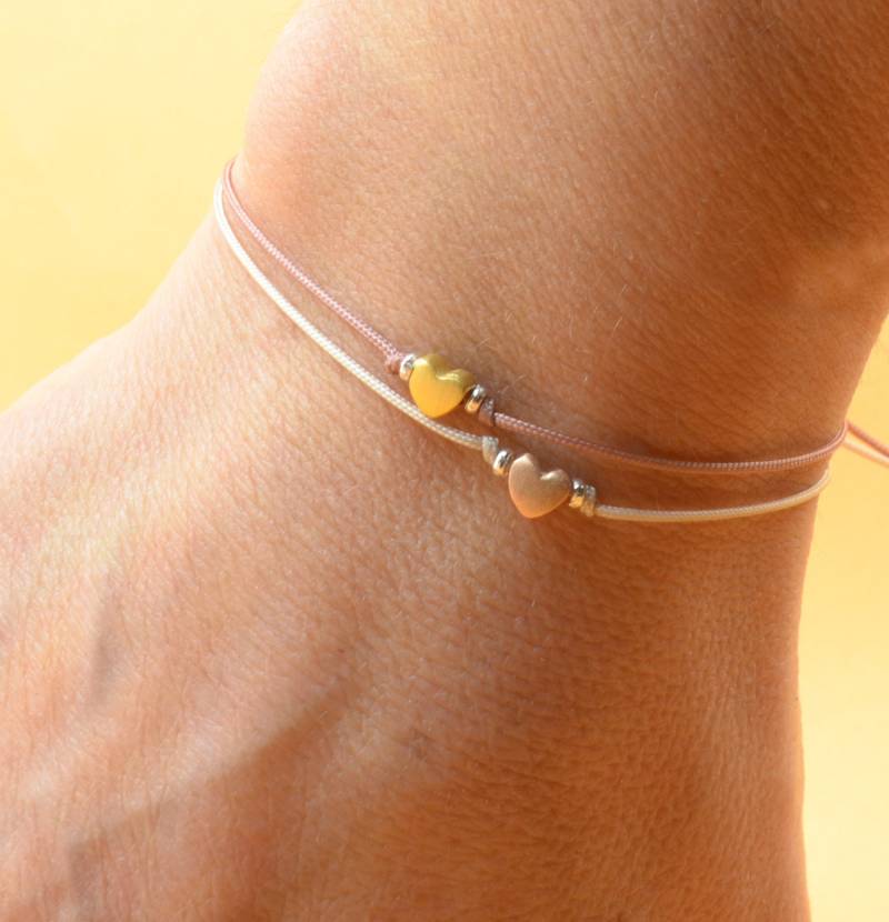 Rose Gold Oder Vermeil Gold Sterling Silber Kleine Armband.zarte Armband.geschenk Für Sie.paar Armband Rose Gold Oder Vermeil Gold Sterling Silber Kleine Armband.zarte Armband.geschenk Für Sie.paar Armband von Zzaval