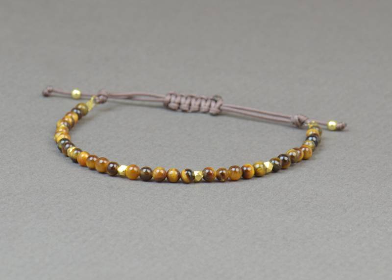 Tigerauge Armband.gold Vermeil Armband Tigerauge Armband.gold Vermeil Armband von Zzaval