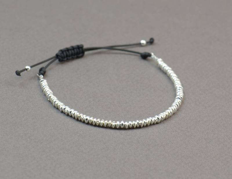 sterling Silber Perlen Armband-Perlen Armband-Creolen Armband sterling Silber Perlen Armband-Perlen Armband-Creolen Armband von Zzaval