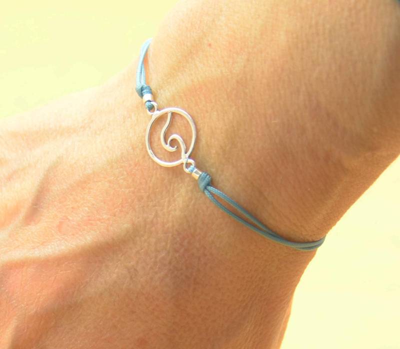 sterling Silber Welle Windsuf Charme Armband-sterling Silver.herren Armband sterling Silber Welle Windsuf Charme Armband-sterling Silver.herren Armband von Zzaval