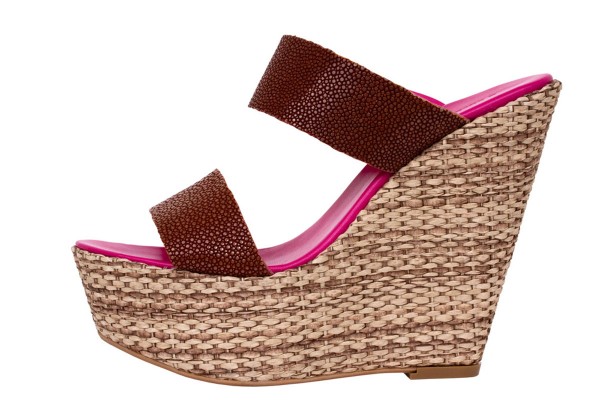 Luisa - Wedges Sandalen mit Rochenleder tan von a cuckoo moment...