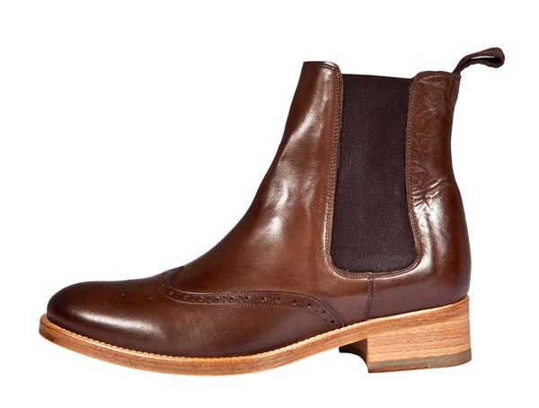 Vintage Chealsea Boots, Frauen, Braun Ankle Booties von a cuckoo moment...