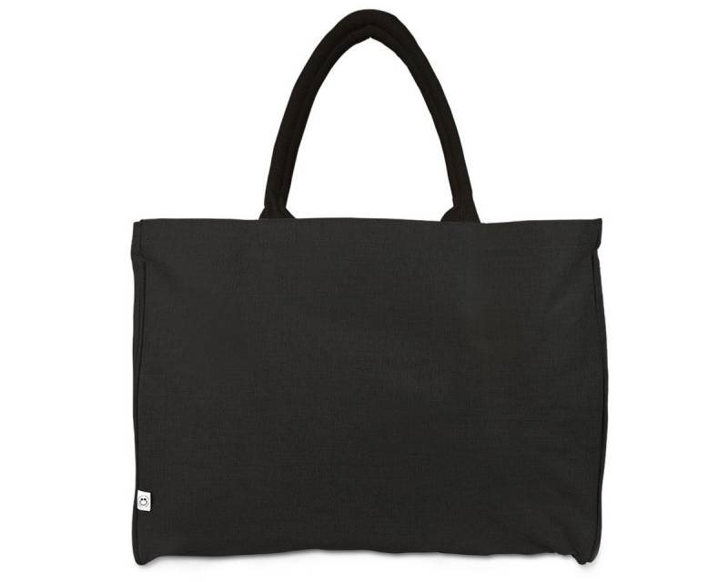 a good smile Schultertasche Shopping Bag Canvas Maxi uni schwarz von a good smile