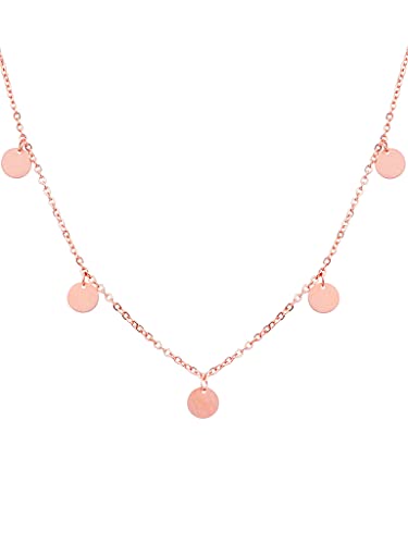 a little something® Halskette Camden | Damen Kette mit 18 Karat Vergoldung (Gold & Roségold) | Inklusive nachhaltiger Geschenkverpackung mit FSC®-Zertifikat von a little something