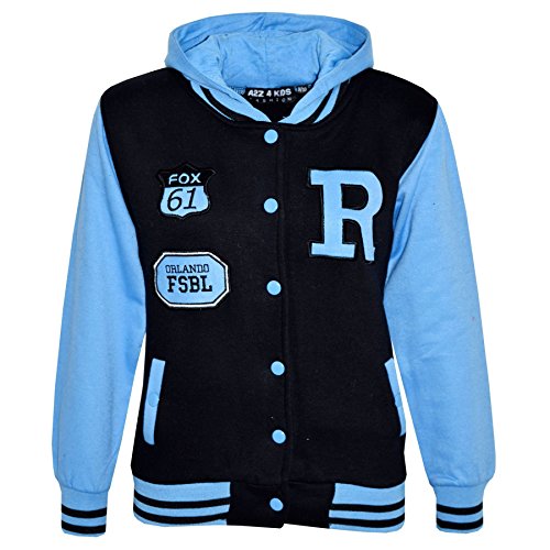 A2Z 4 Kids® Kinder Mädchen Jungen R - B.B Jacket New Fox Sky Blue 11-12 von A2Z 4 Kids