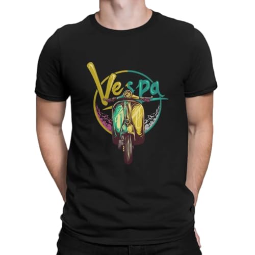 Design-T-Shirt-for-Vespa-Cotton-Tees-Round-Neck-Short-Sleeve-T-Shirt-Gift von a3ae3ed3aw