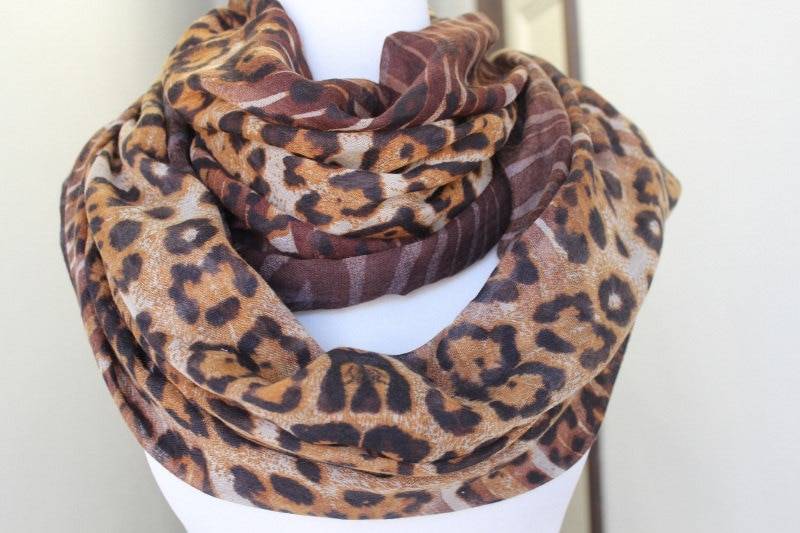 Schal Für Frauen/Lange Leopard Print Tolles Accessoire Ihr Outfit von aCutee