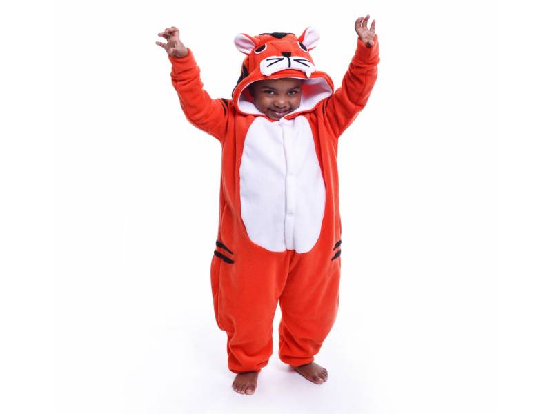 Kinder Tier Body | Kigurumi - Cosplay Orange Tiger von aFREAKaClothing