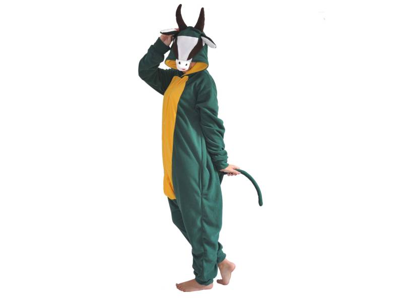Tier-Body Für Erwachsene | Kigurumi - Cosplay Anime -Rugby Springbock-Kostüm von aFREAKaClothing