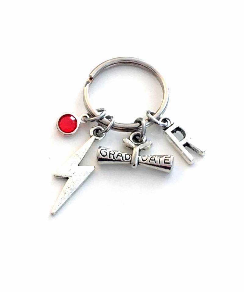 Abschlussgeschenk Für Meteorologen Schlüsselbund, Blitz Bolt Abschlussgeschenk, Rolle Schlüsselkette Wettermann Wetter Frau Schlüsselring Schmuck von aJoyfulSurprise