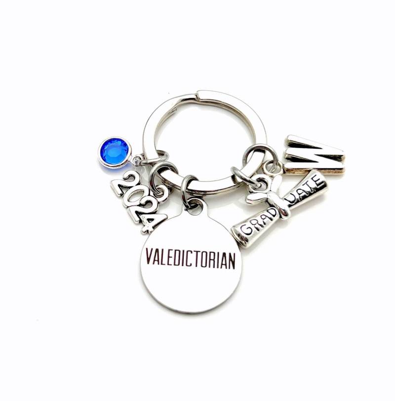 Abschlussgeschenk Für Valedictorian Keychain/2025 Grad Blättern Schlüsselanhänger Graduierten Schlüsselring Ihn Ihre Frauen Männer College von aJoyfulSurprise