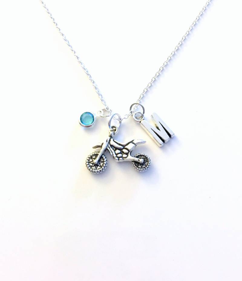 Dirt Bike Halskette, Motorrad Schmuck, Geschenk Für Biker Chick, Motocross Charme, Geschenk, Freund, Freundin, Sohn, Tochter Dirt Bike Halskette, Motorrad Schmuck, Geschenk Für Biker Chick, Motocross Charme, Geschenk, Freund, Freundin, Sohn, Tochter von aJoyfulSurprise