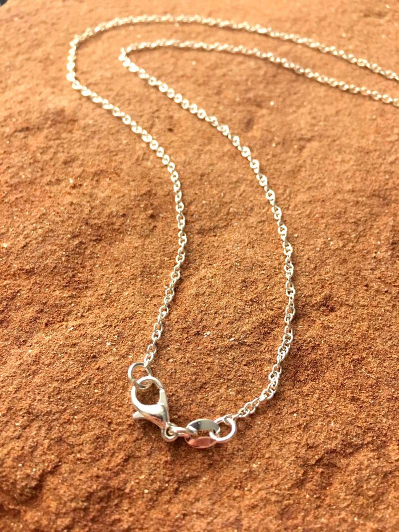 Einfach Kettenhalskette/Schlichtes 925 Sterling Silber Kabel Wählen Sie Ihre Länge 16, 18, 20, 22, 24, Oder 30 "/ Gliederkette von aJoyfulSurprise