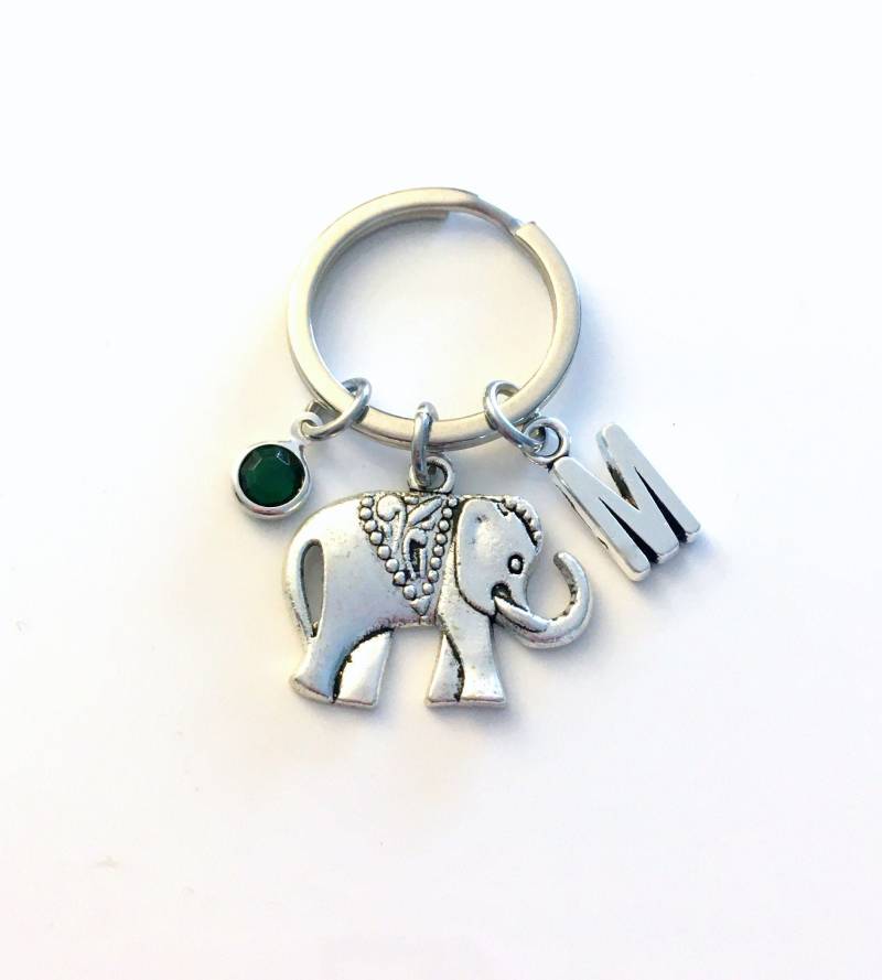 Elefant Schlüsselanhänger/Zoo Tier Stärke Und Freundschaft Geschenk Für Den Besten Freund Geburtstagsgeschenk Zirkus von aJoyfulSurprise