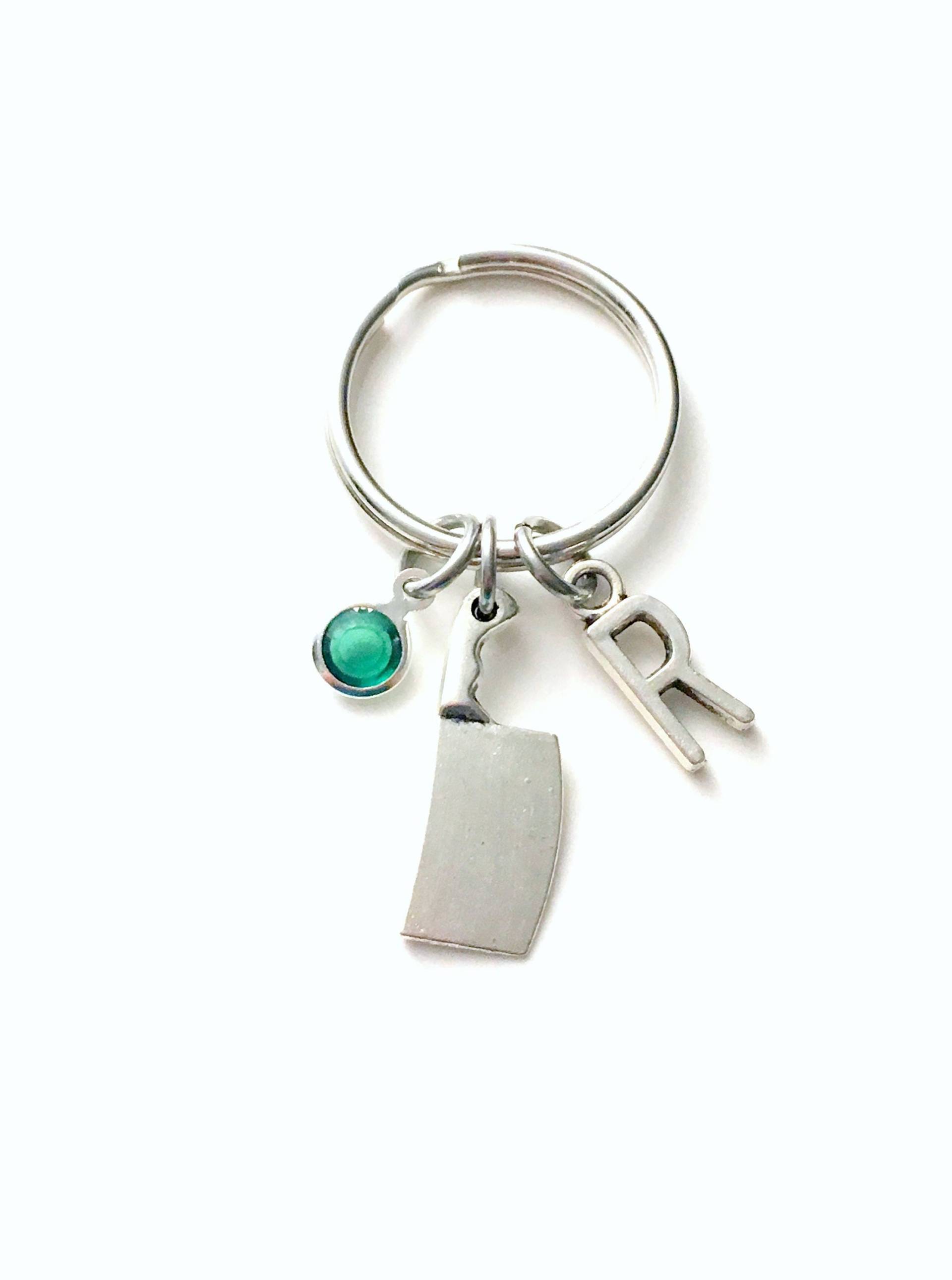 Fleischbeil Schlüsselanhänger, Geschenk Für Line Koch Butcher Messer Geschenk, Küchenutensil Werkzeug Frauen Sie Ihn Gothic Fleischbeil Schlüsselanhänger, Geschenk Für Line Koch Butcher Messer Geschenk, Küchenutensil Werkzeug Frauen Sie Ihn Gothic von aJoyfulSurprise