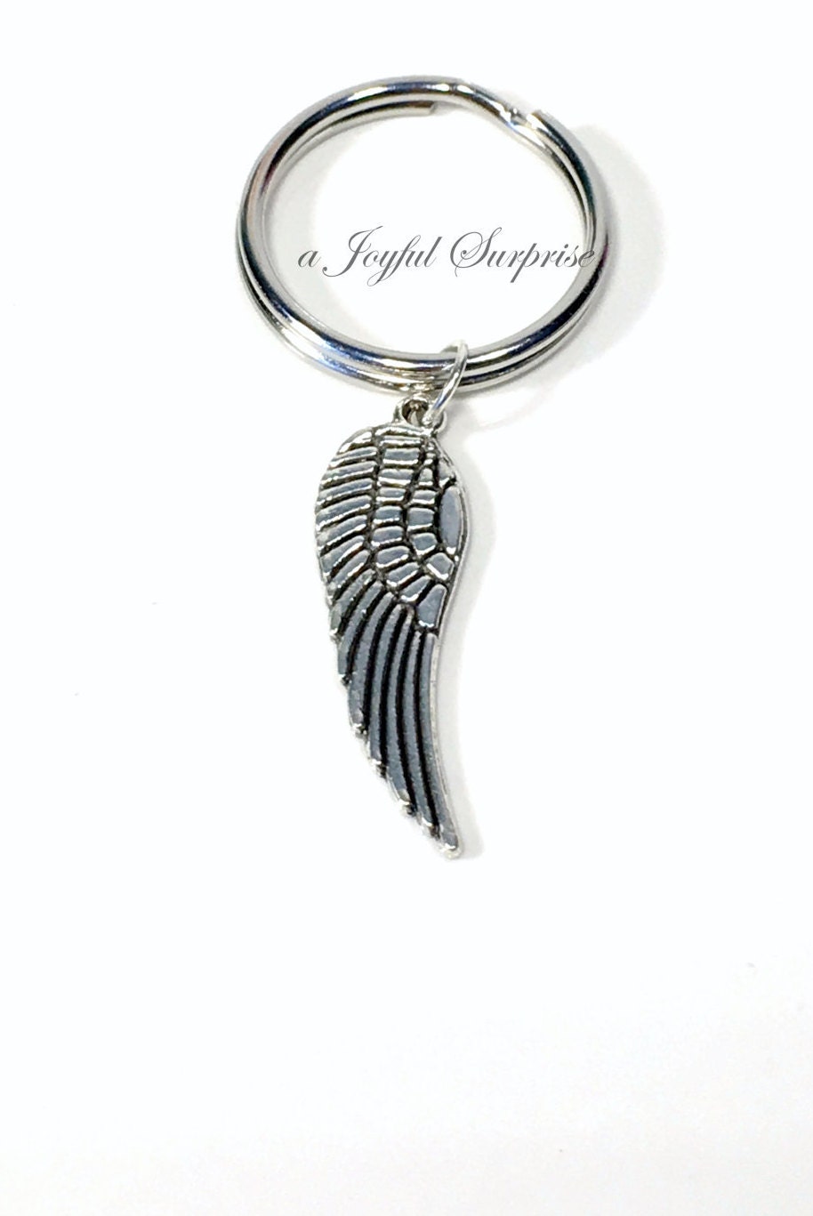 Flügel Schlüsselbund, Engelsflügel Schlüsselanhänger, Feder Gedenkgeschenk, Beileid Geschenk Für Den Verlust Von Mutter Vater Sohn Tochter, Schutz von aJoyfulSurprise