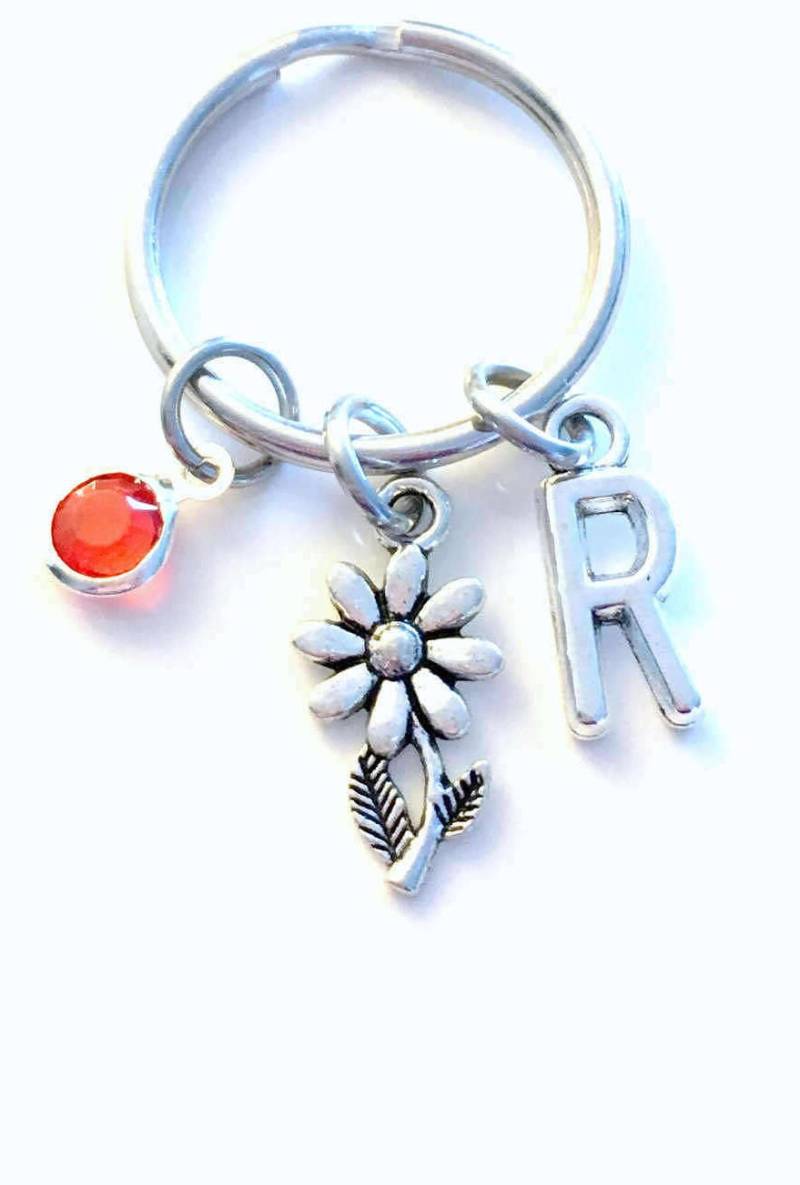 Gänseblümchen Schlüsselanhänger, Blumen Geschenk, Geschenk Für Schwägerin Gänseblümchen Schlüsselanhänger, Blumen Geschenk, Geschenk Für Schwägerin von aJoyfulSurprise