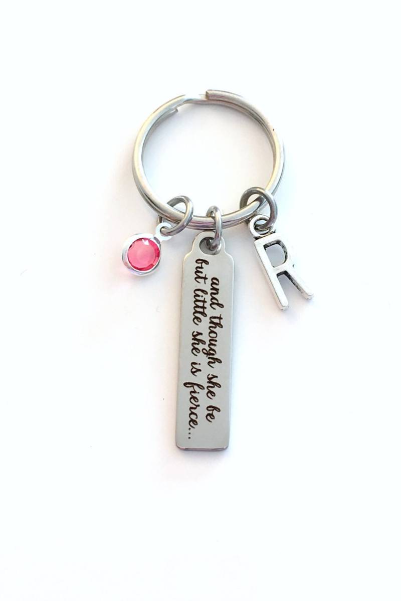 Geschenk Für Enkelin, Und Obwohl Sie Aber Klein Ist, Ist Heftig Schlüsselanhänger, Tochter Nichte Teenager-Mädchen Vorhanden von aJoyfulSurprise