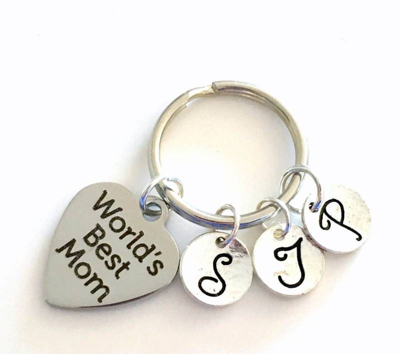 Geschenk Für Mama Schlüsselanhänger/Mit Mehreren Buchstaben Die Beste Mutter Der Welt Großmutter Familie Frau Sie von aJoyfulSurprise