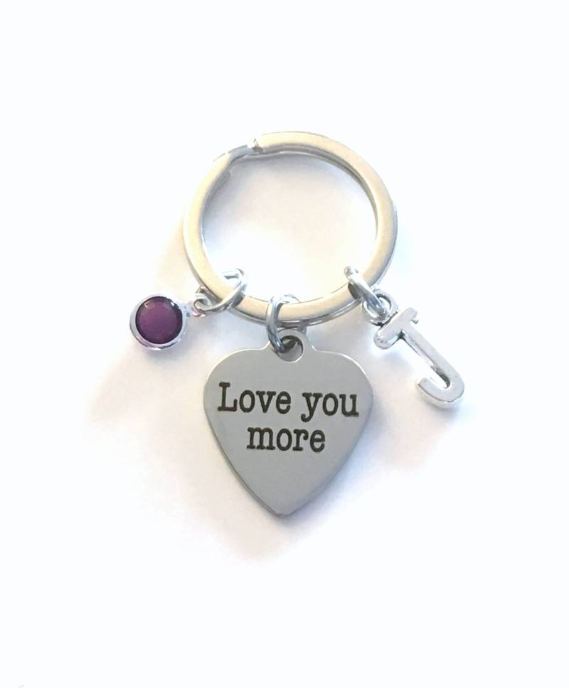 Ich Liebe Dich Mehr Schlüsselbund, Jubiläumsgeschenk Für Ehemann Schlüsselanhänger, Frau, Tochter Oder Freundin Geschenk, Von Mutter Zu Sohn von aJoyfulSurprise