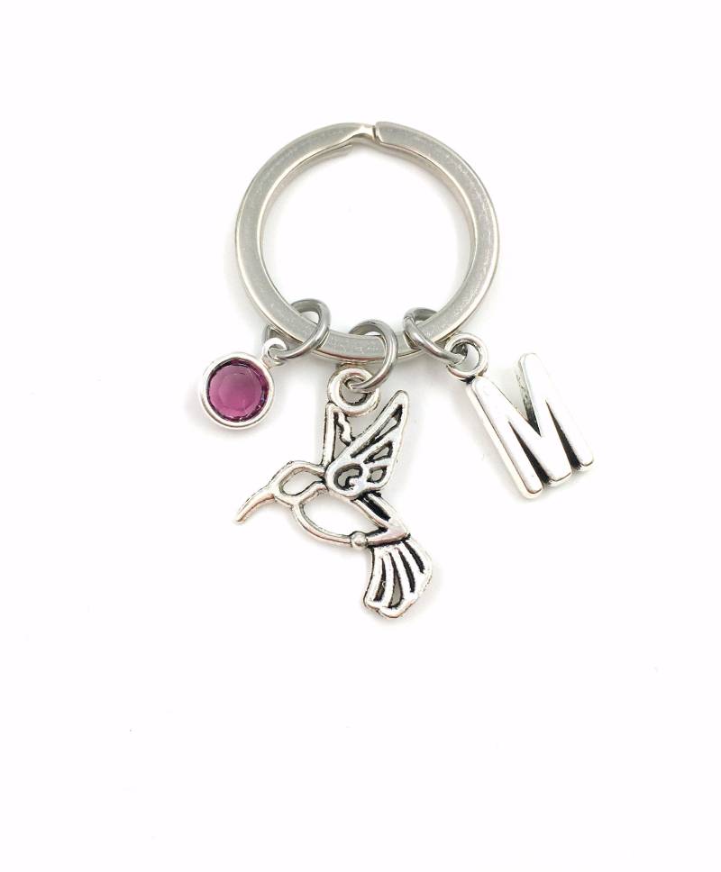 Kolibri Schlüsselanhänger/Geschenk Fliegender Vogel Schmuck Charm Nach Wunsch von aJoyfulSurprise
