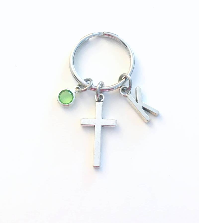 Kreuz Schlüsselbund, Kruzifix Schlüsselanhänger, Religiöses Geschenk, Schutz Schlüsselring Ring, 1 "Silber Anhänger, Geschenk Für Sie Ihn Kreuz Schlüsselbund, Kruzifix Schlüsselanhänger, Religiöses Geschenk, Schutz Schlüsselring Ring, 1 "Silber Anhänger, Geschenk Für Sie Ihn von aJoyfulSurprise
