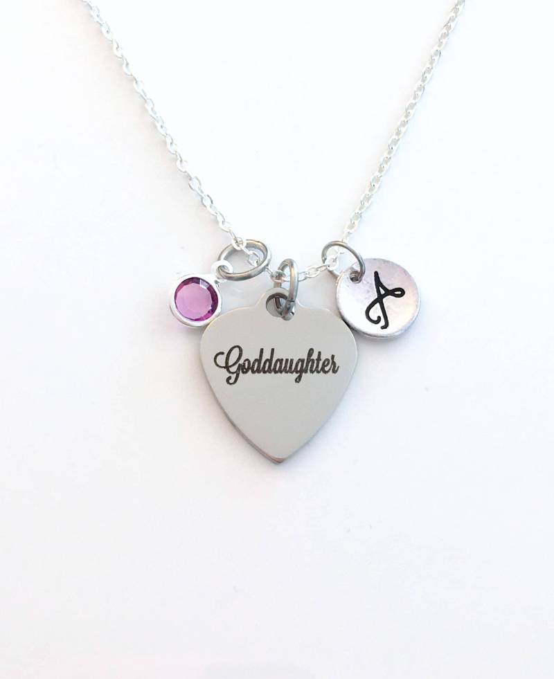 Patenkind Geschenke, Halskette, Gott Tochter Schmuck, Patin Vorschlag Geschenk, Konfirmation, Erstkommunion Oder Taufgeschenk von aJoyfulSurprise