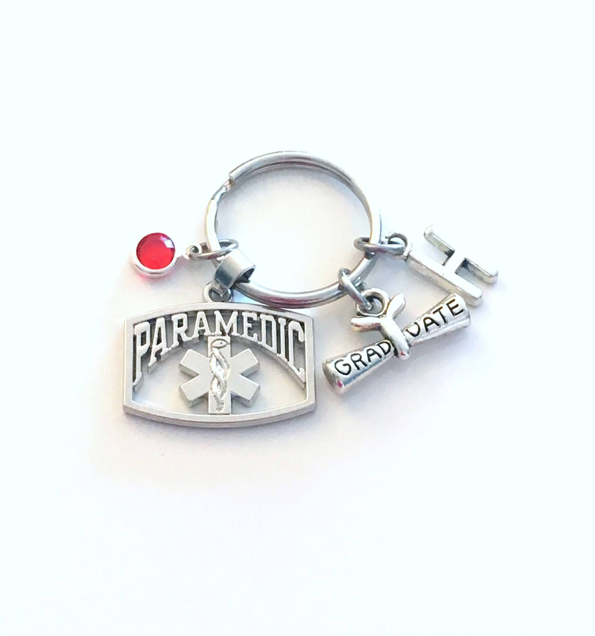 Sanitäter Abschluss Geschenk Schlüsselbund, Emt Studenten Grad Schlüsselanhänger, Krankenwagen Begleiter Graduierten Für Sie Oder Ihn, Männer Frauen von aJoyfulSurprise