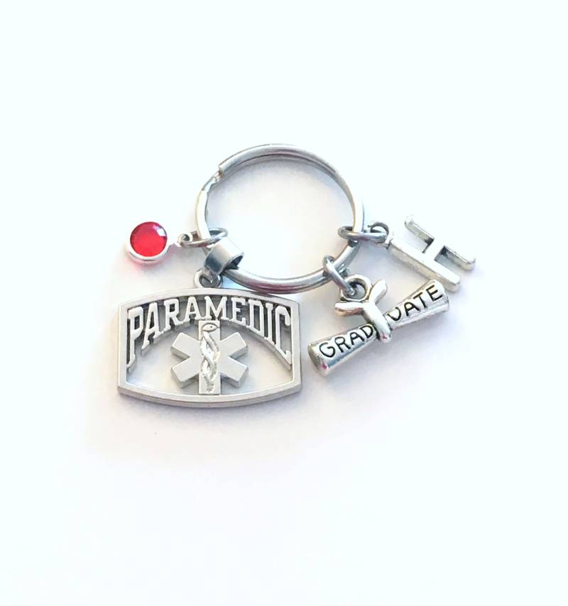 Sanitäter Abschluss Geschenk Schlüsselbund, Emt Studenten Grad Schlüsselanhänger, Krankenwagen Begleiter Graduierten Für Sie Oder Ihn, Männer Frauen von aJoyfulSurprise