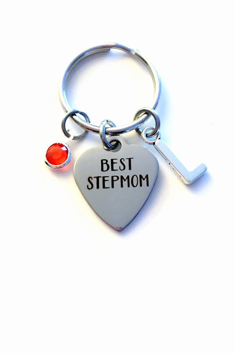Schritt Mom Geschenk, Geschenk Für Best Step Schlüsselbund, Mutter Schlüsselanhänger Von Tochter Sohn, Stiefmutter Schlüsselring, Hochzeits von aJoyfulSurprise
