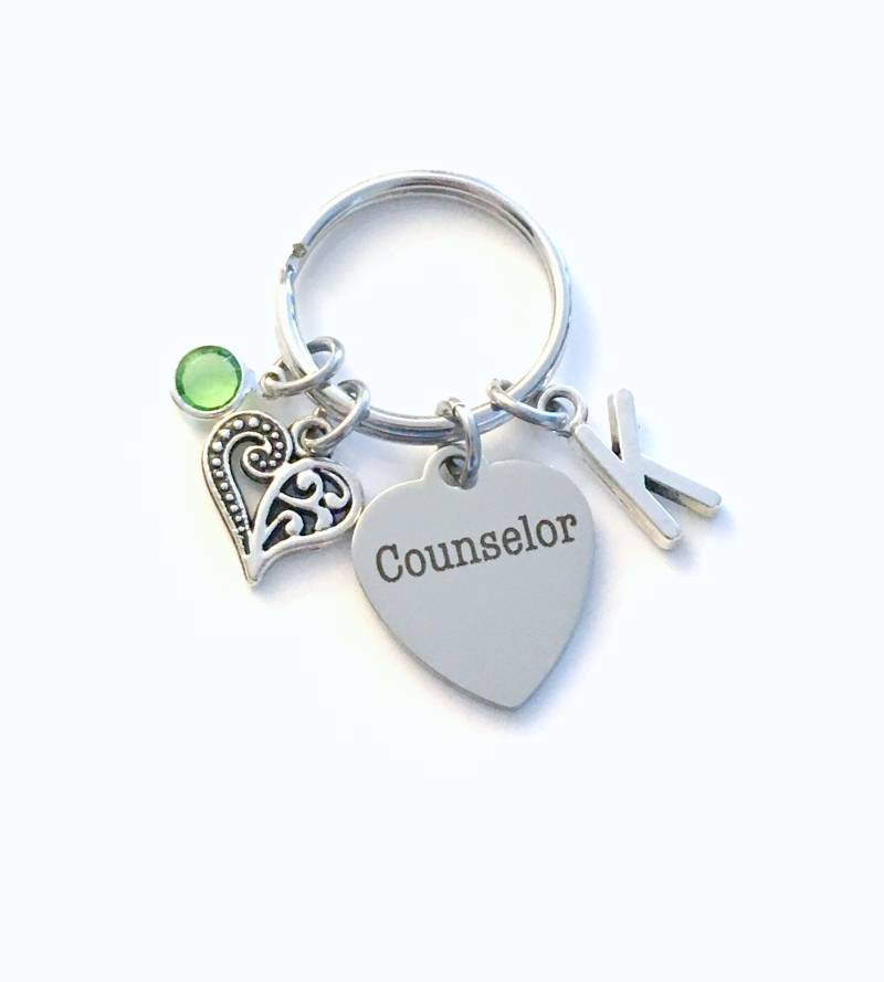 Schul Counselor Schlüsselanhänger, Dankeschön Geschenk Für Therapeuten, Abschluss Ruhestand von aJoyfulSurprise