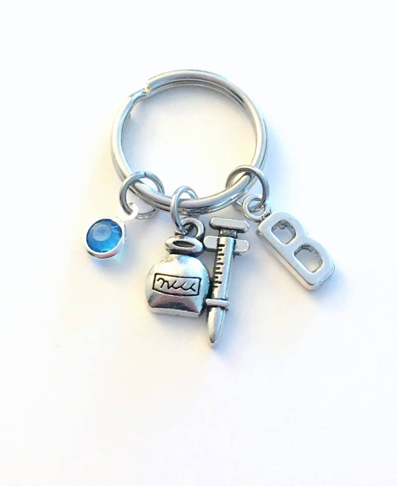 Tattoo Farbe Schlüsselanhänger, Ink Spritze Geschenk Für Tätowierer, Künstler Master Studio Eröffnungsgeschenk, Salon Besitzer von aJoyfulSurprise