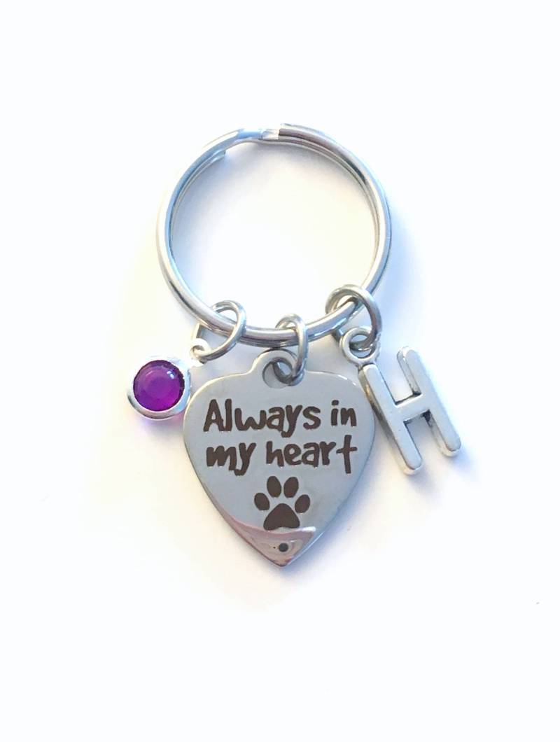 Verlust Eines Haustier-Schlüsselbundes, Immer in Meinem Herzen Geschenk, Sympathie-Schlüsselanhänger, Hunde-Sympathie-Schlüsselring von aJoyfulSurprise