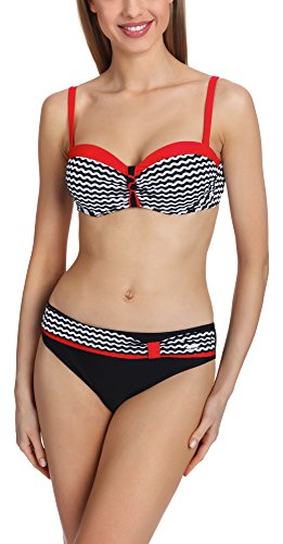 aQuarilla Damen Bikini Set AQ48 (Schwarz, 36) von aQuarilla