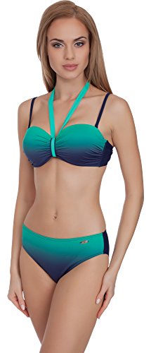 aQuarilla Damen Bikini Set 71H191 (Navy/Minze, 36) von aQuarilla