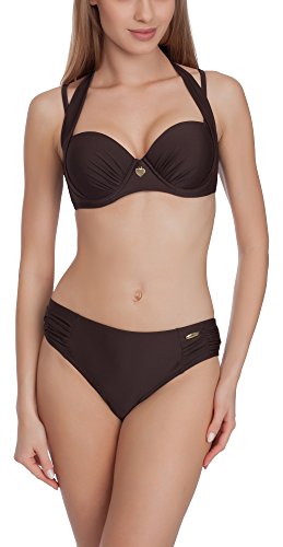 aQuarilla Damen Push Up Bikini Set Paris (Braun, 36) von aQuarilla