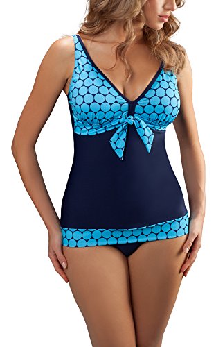 aQuarilla Damen Tankini AQ56 (Marineblau/Blau, 38) von aQuarilla