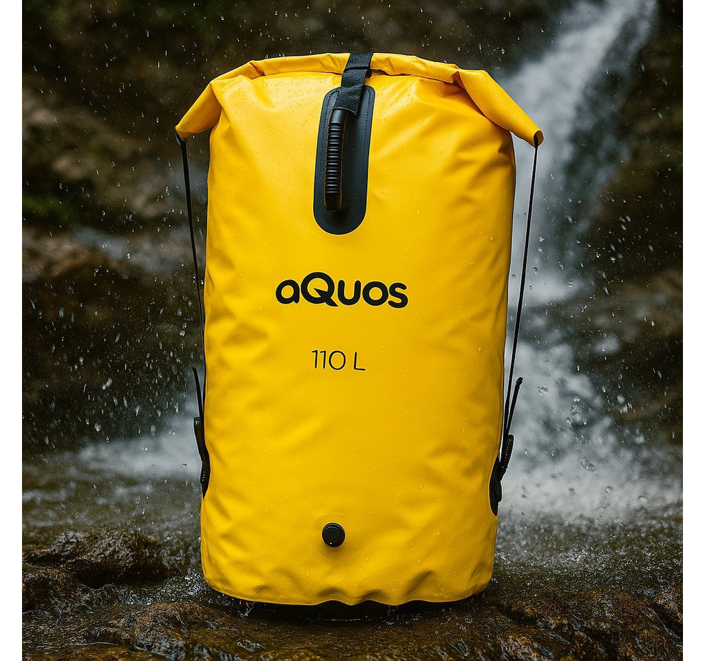 aQuos Packsack Aquos Finback Hydro Bag 110 Liter wasserdichter Rucksack Packsack von aQuos