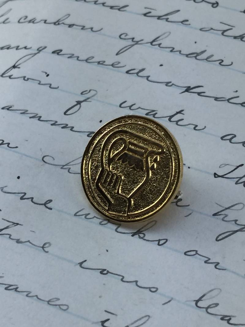 Wassermann Sternzeichen Pin - Gold Metall Revers Stift Astrologie Button Geschenk Tierkreis Zeichen von aVintageParcel