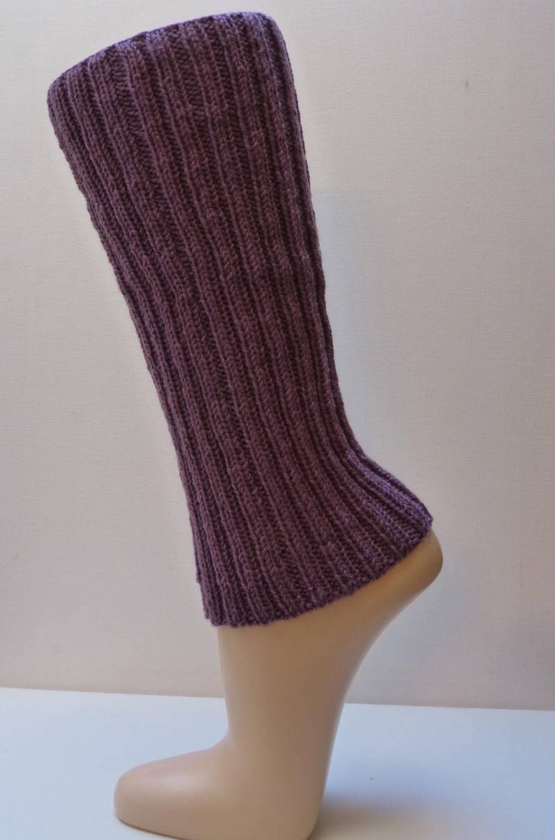 Beinstulpen - Aubergine-Farben Merino/Kaschmir Stulpen Beinstulpen - Aubergine-Farben Merino/Kaschmir Stulpen von aXsili