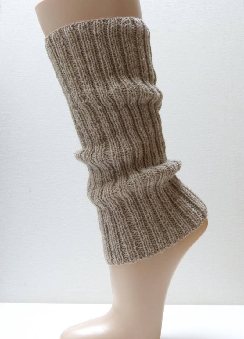 Beinstulpen - Beige Alpaka von aXsili