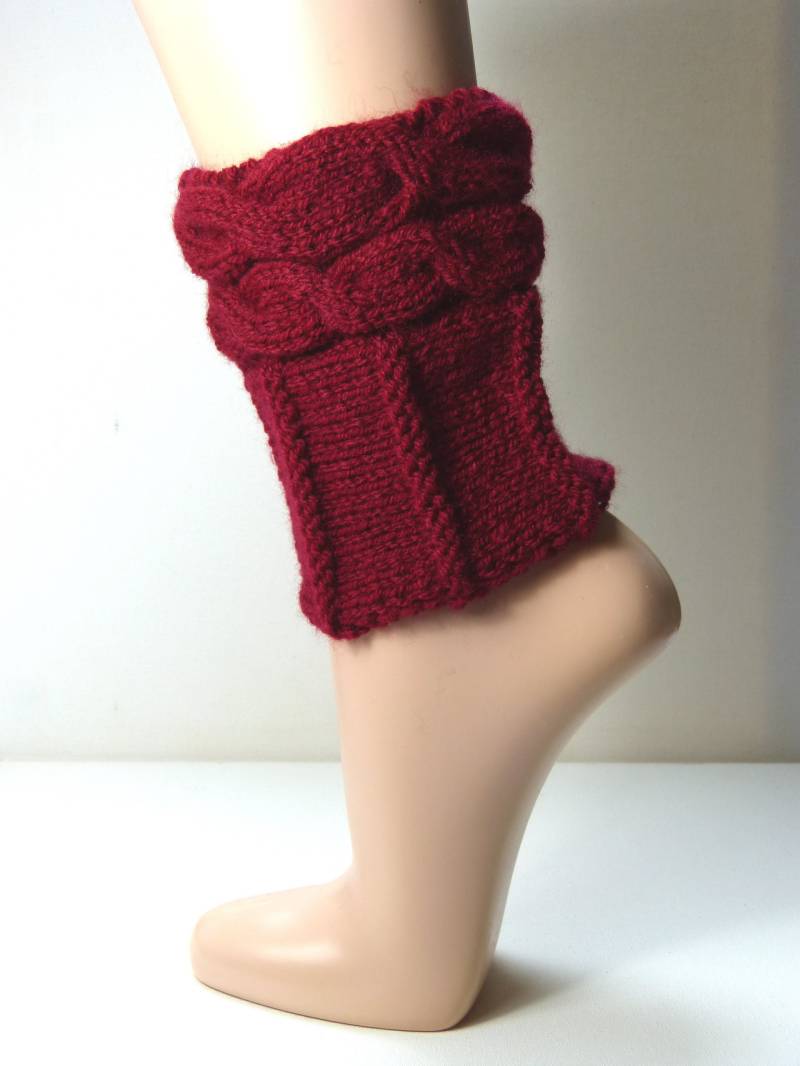 Beinstulpen - Kurze Stulpen Rot von aXsili