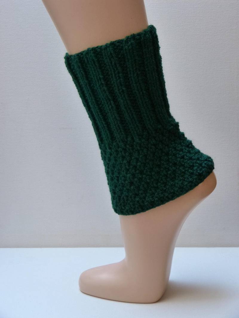 Kurze Beinstulpen - Dunkelgrün Kurze Stulpen Kurze Beinstulpen - Dunkelgrün Kurze Stulpen von aXsili