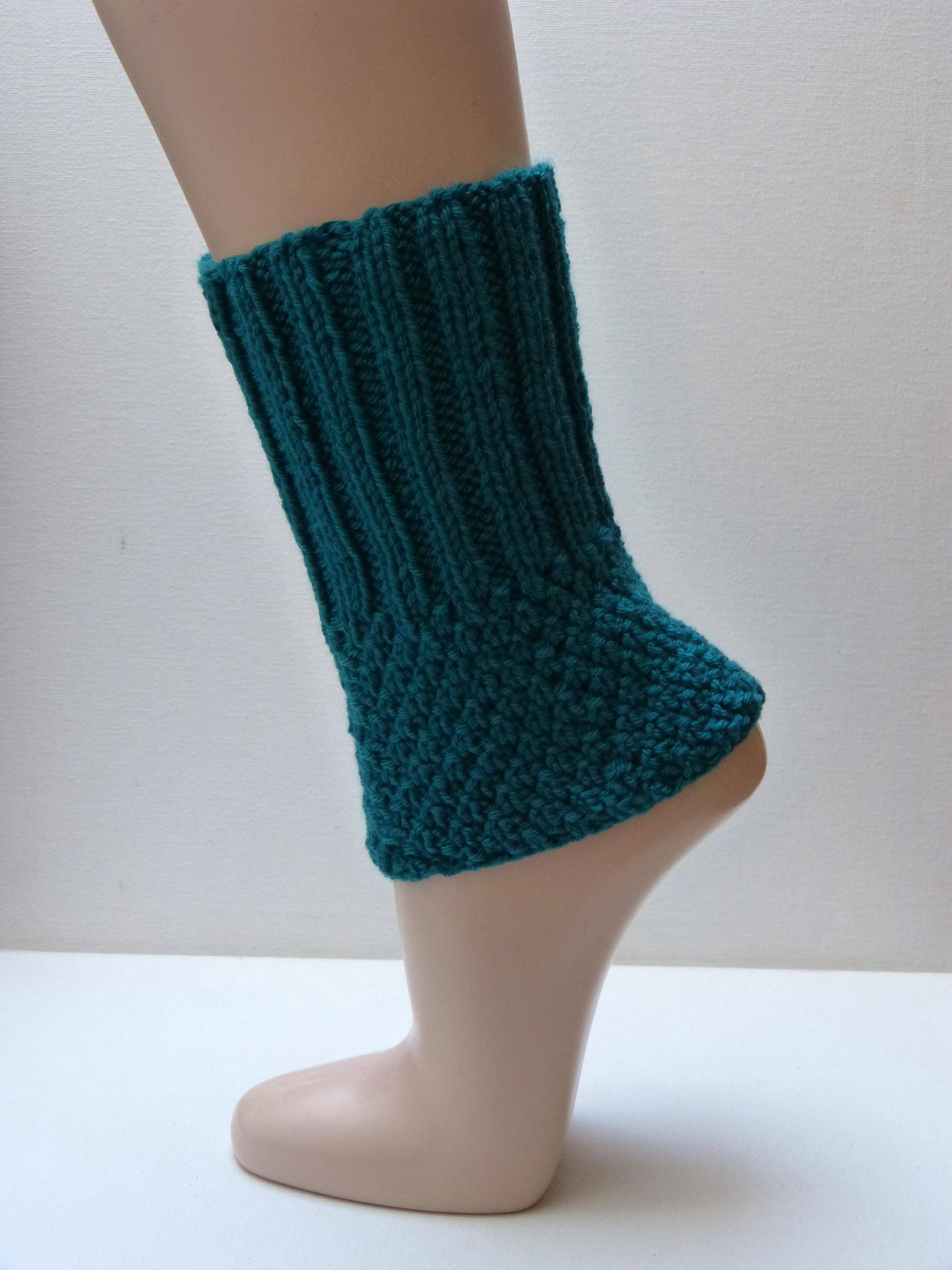 Kurze Beinstulpen - Petrol Kurze Stulpen von aXsili