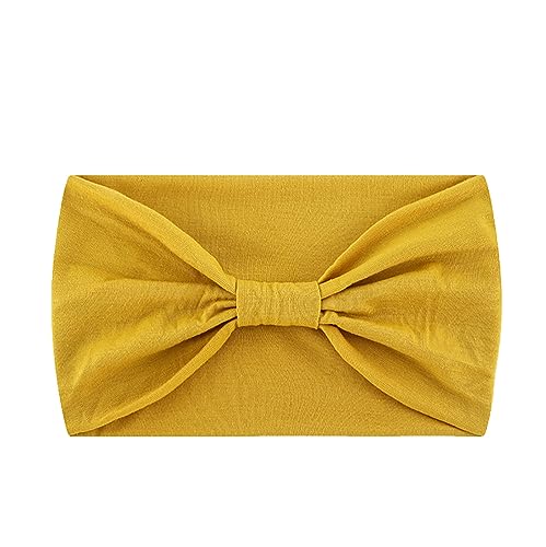 Elastische Übung Haarband Yoga Stirnband Schweiß Docht Stirnband Mode Bandana Stirnband Haar Zubehör Neon Stirnband (Yellow, One Size) von aaSccex