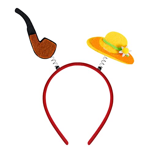 Feiertags-Stirnbänder, süße Oktoberfest-Hutaufsätze, toller Spaß, Oktoberfest, Feiertagsthemen, Weihnachtsfeier, Fotostand Stirnband Laufen Damen Sommer (I, One Size) von aaSccex