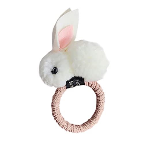 Frauen für Mädchen Geschenke Hiar Hair Bunny Hair und niedliche Krawatten Accessoires Dekoration keine große Elastizität dicke Naht andere Schlüsselanhänger Band (A, One Size) von aaSccex