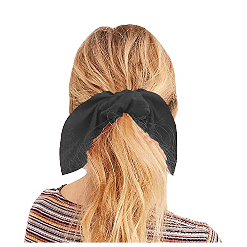 Haarreifen Satin Ohr hair Scrunchie 1PC ponyschwanz für Frauen Bunnies Headband Haarband Yoga (H, One Size) von aaSccex