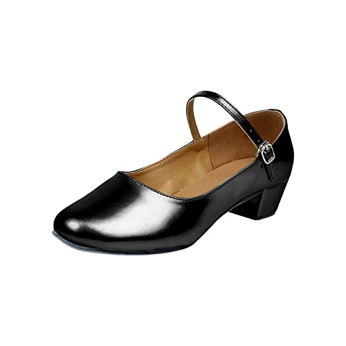 Mädchen Kinderschuhe Kinder Stöckelschuhe Tanzschuhe Einfarbig Kinder latein Schuhe Trainings Tanzschuhe Einfaches Design Party Schuhe Hochzeitsschuhe Glitzer Festliche Schuhe von aaSccex